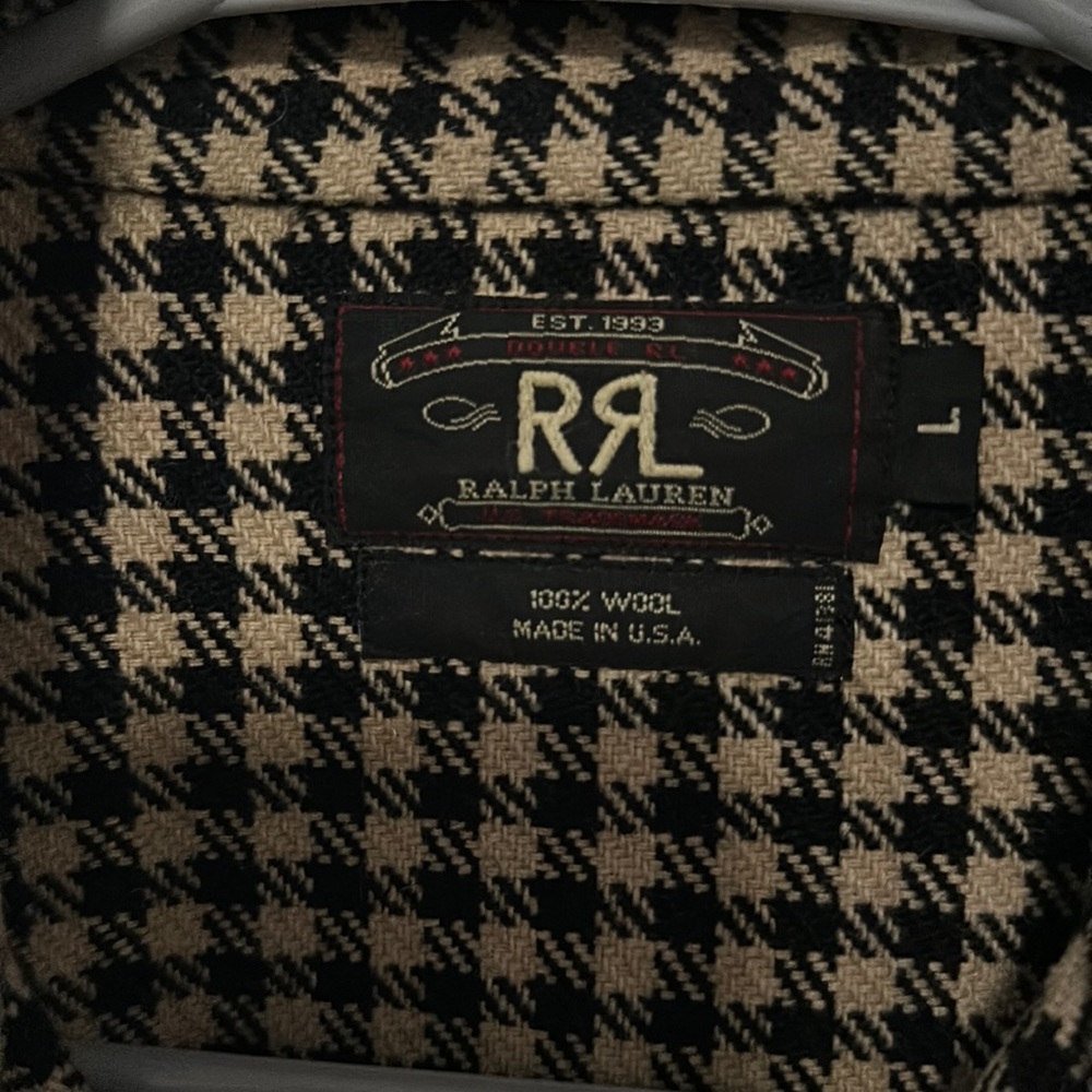Vintage RRL Ralph Lauren Double RL Overshirt Jacket Size Large